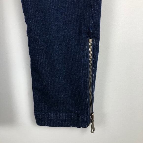 Alice + Olivia Skinny Zip Ankle Dark Wash Jeans  0 - Picture 5 of 16